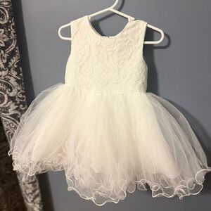 JJs House Ivory Lace and Tulle Kids Dress